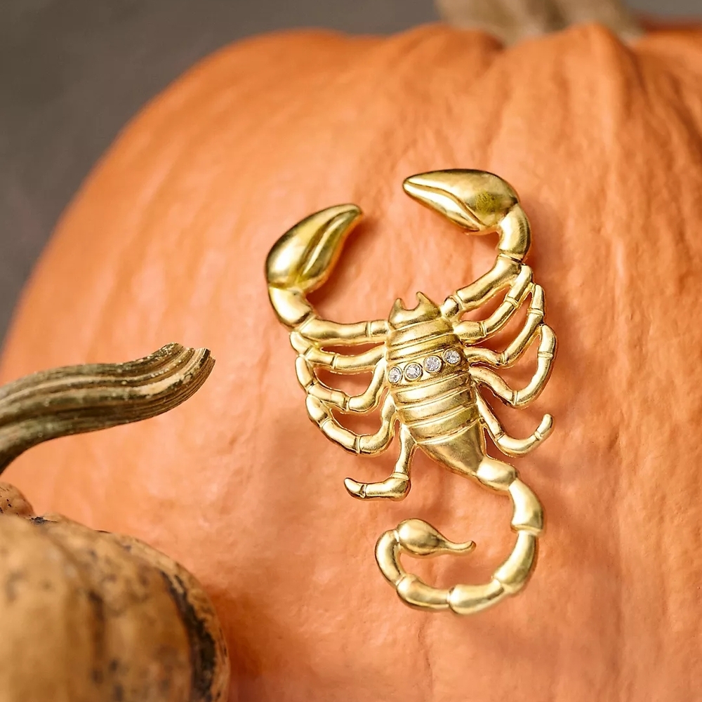 Anthropologie Halloween Pumpkin Pin Charms